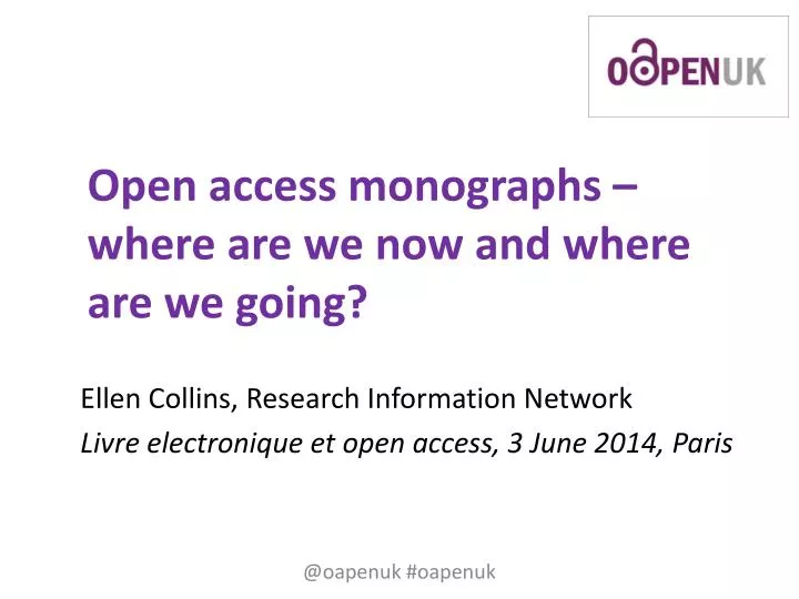 ellen collins research information network livre electronique et open access 3 june 2014 paris