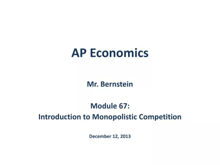 ap economics