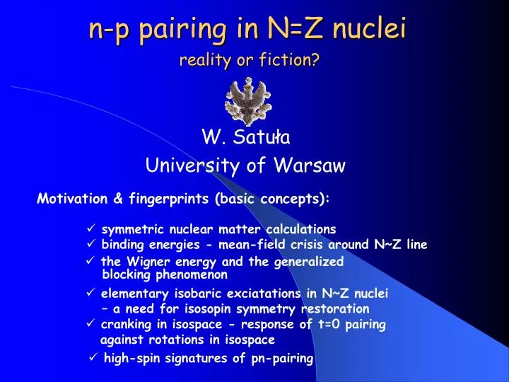 n p pairing in n z nuclei