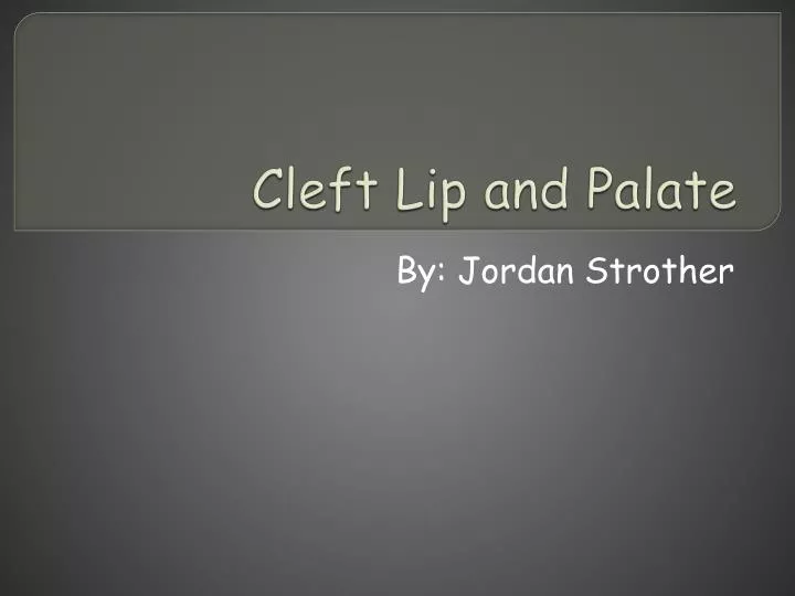 cleft lip and palate