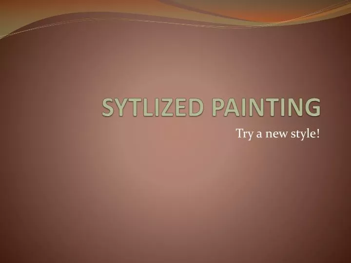 sytlized painting