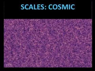 SCALES: COSMIC