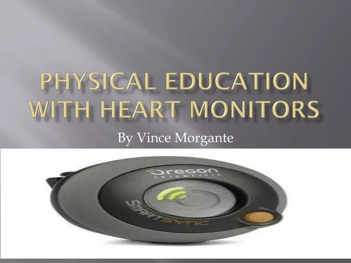 physical education with heart monitors