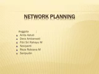 network planning