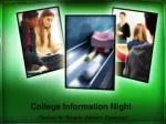 Navigating Your College Journey: Insights from Palisades Guidance Department - slide 1