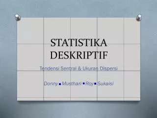 statistika deskriptif
