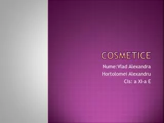 cosmetice