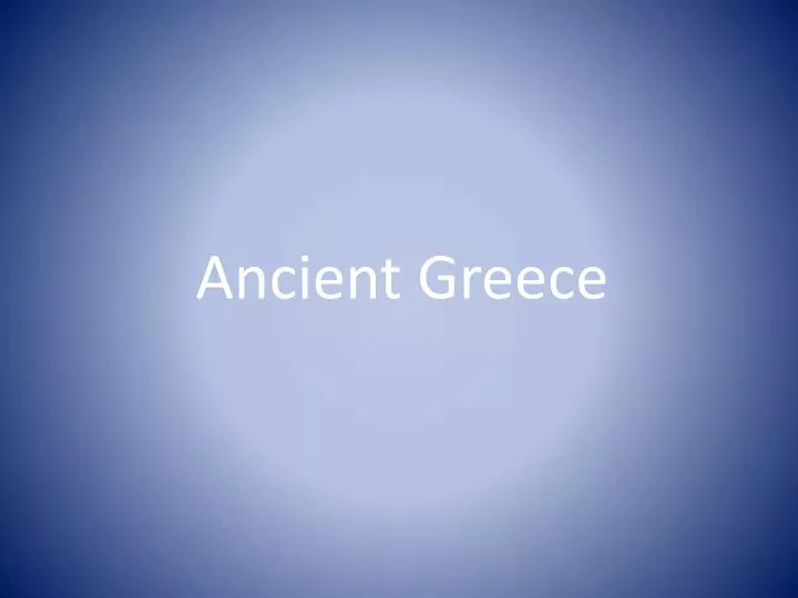 ancient greece