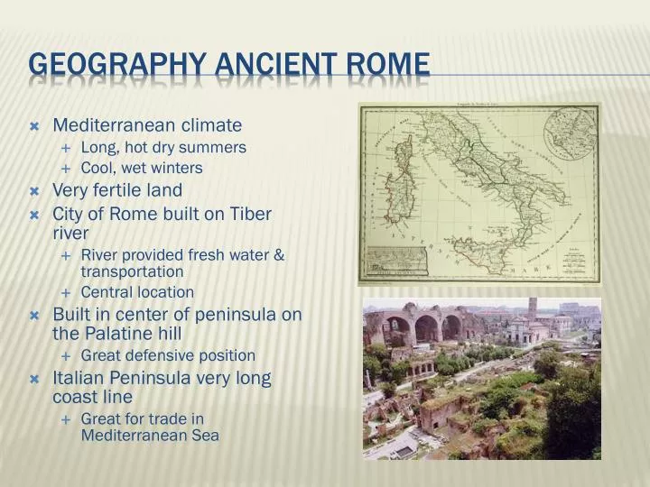geography ancient rome