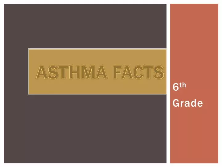 asthma facts