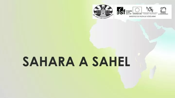 sahara a sahel