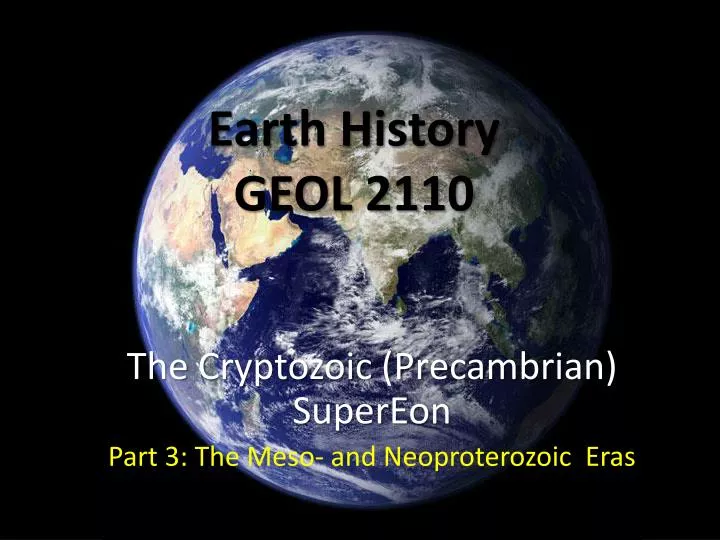 earth history geol 2110