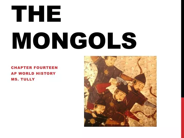 the mongols