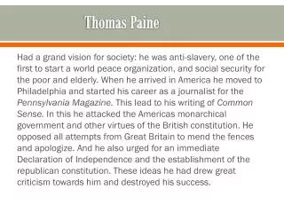 Thomas Paine