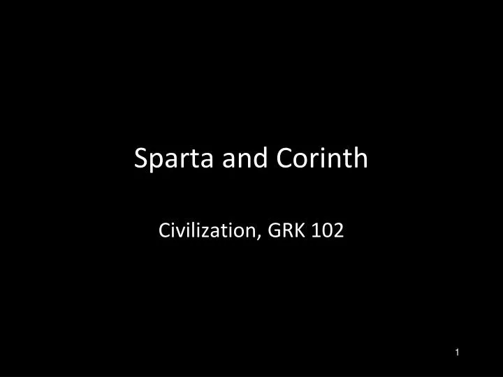 sparta and corinth