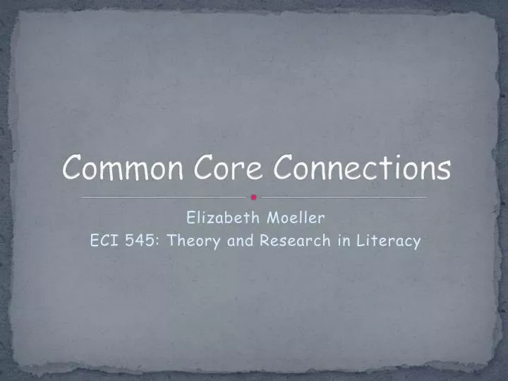common core connections