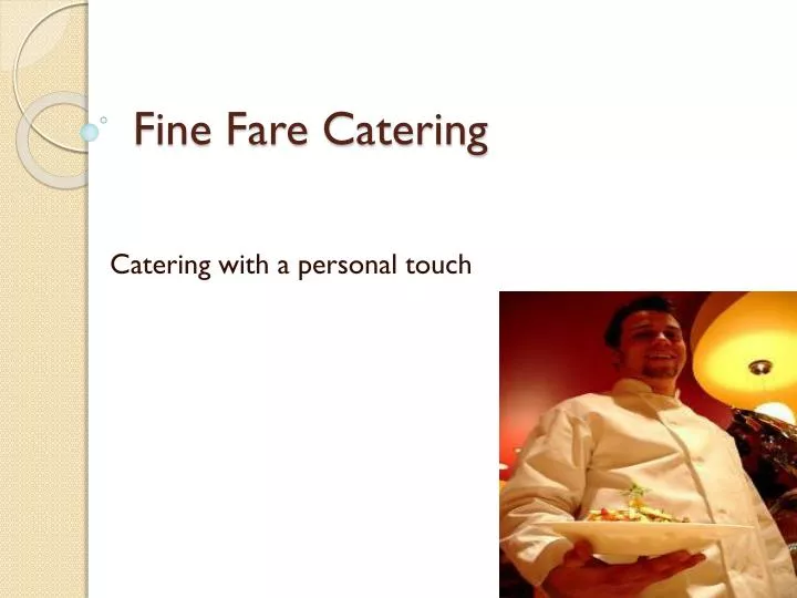 fine fare catering