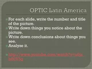 OPTIC Latin America