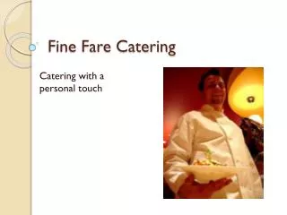 Fine Fare Catering
