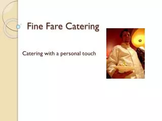 Fine Fare Catering