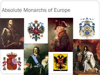absolute monarchs of europe