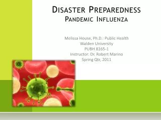 Disaster Preparedness Pandemic Influenza