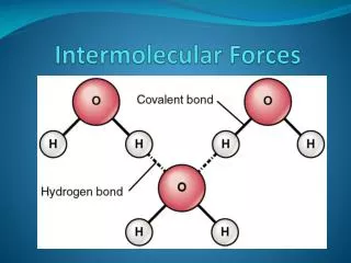 Intermolecular Forces