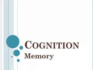 Cognition