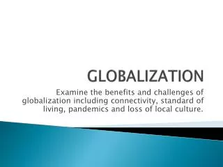 GLOBALIZATION