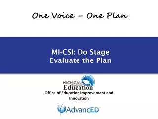 MI-CSI: Do Stage Evaluate the Plan