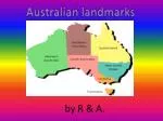 Australian landmarks - slide 1
