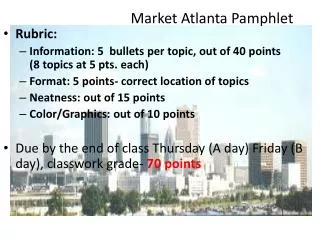 Market Atlanta Pamphlet