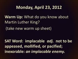 Monday, April 23, 2012