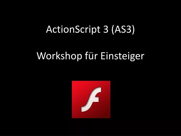 actionscript 3 as3 workshop f r einsteiger