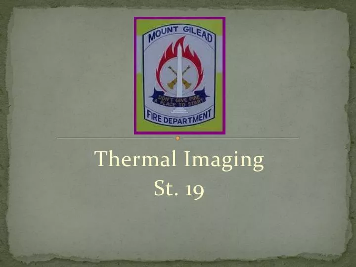 thermal imaging st 19