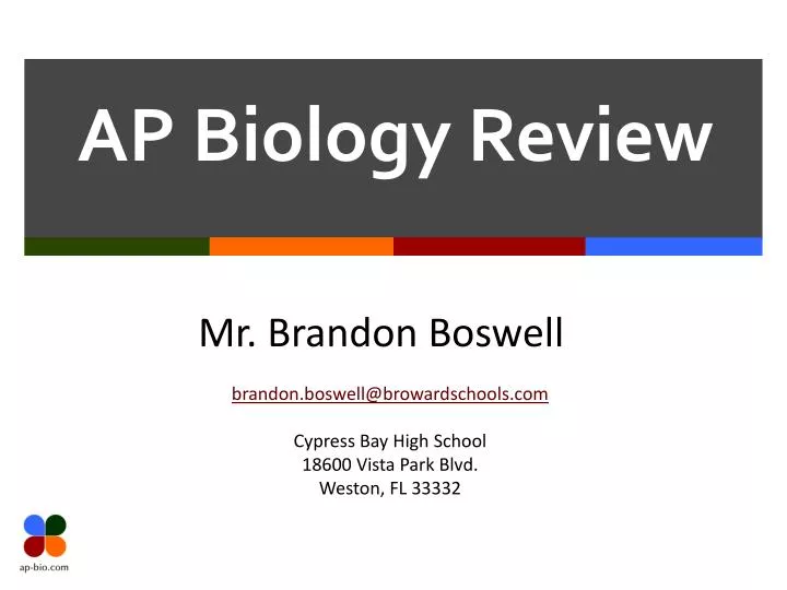 ap biology review