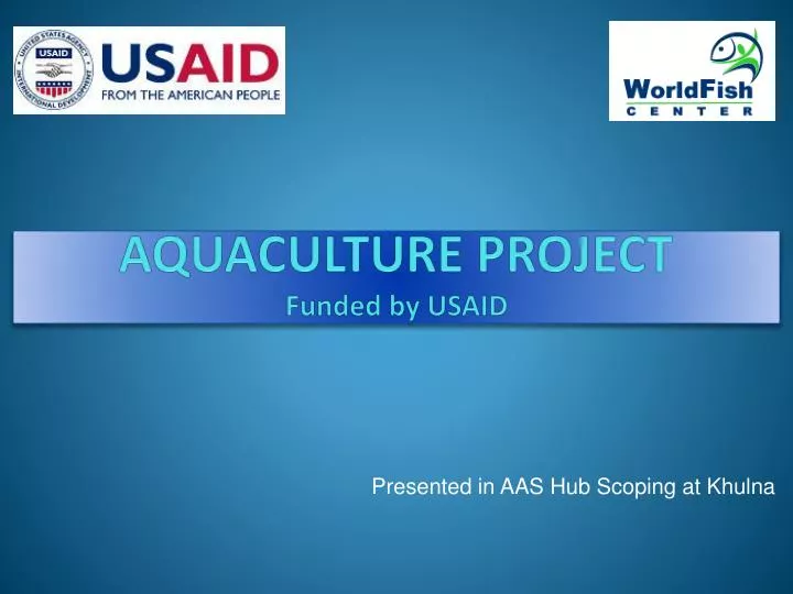 aquaculture project funded by usaid
