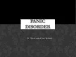 Panic Disorder - slide 1