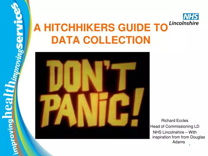 a hitchhikers guide to data collection