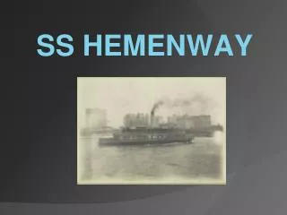 SS HEMENWAY