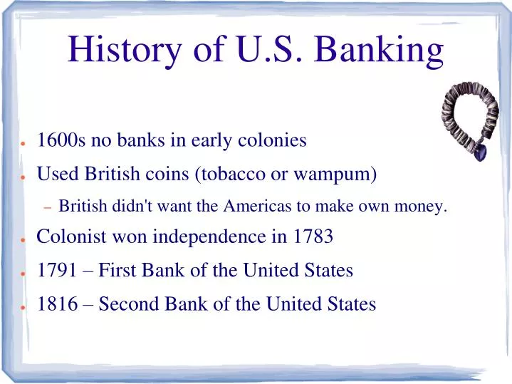 history of u s banking