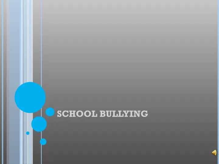 school bullying