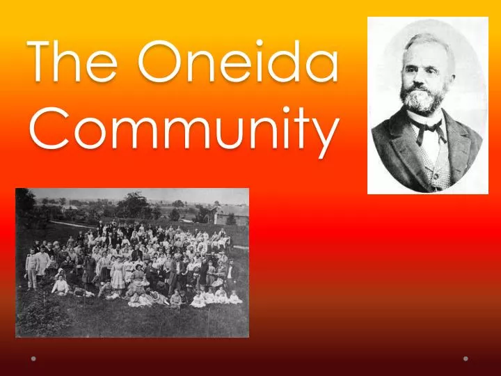 the oneida community