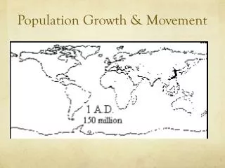 Population Growth &amp; Movement