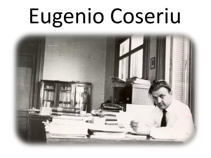 eugenio coseriu