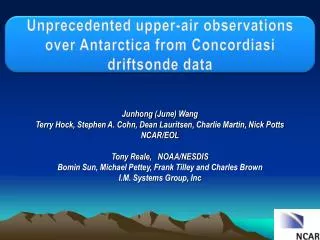 Unprecedented upper-air observations over Antarctica from Concordiasi driftsonde data