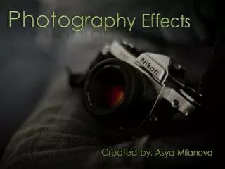 Photography Effects