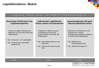 logistikexcellence module