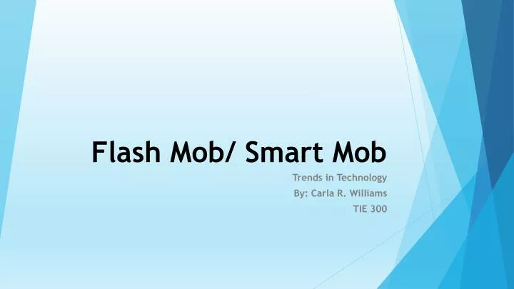 flash mob smart mob