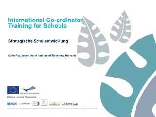 international co ordinator training for schools